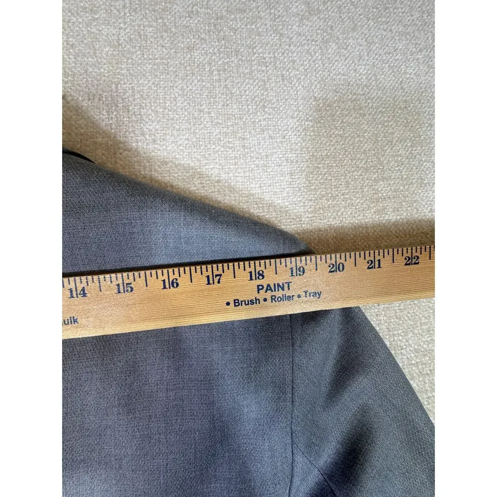 Banana Republic Mens 42R Gray Slim Fit Prom Blazer Sport Coat Jacket Classic